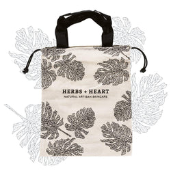 Herbs & Heart Cotton Bag - Herbs & Heart - Natural Australian Skincare